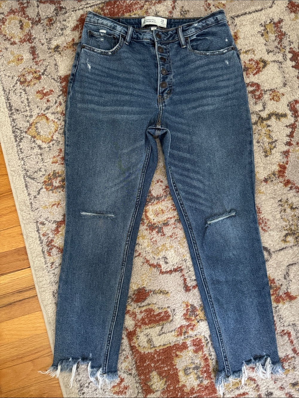 Abercrombie & Fitch mom jeans
